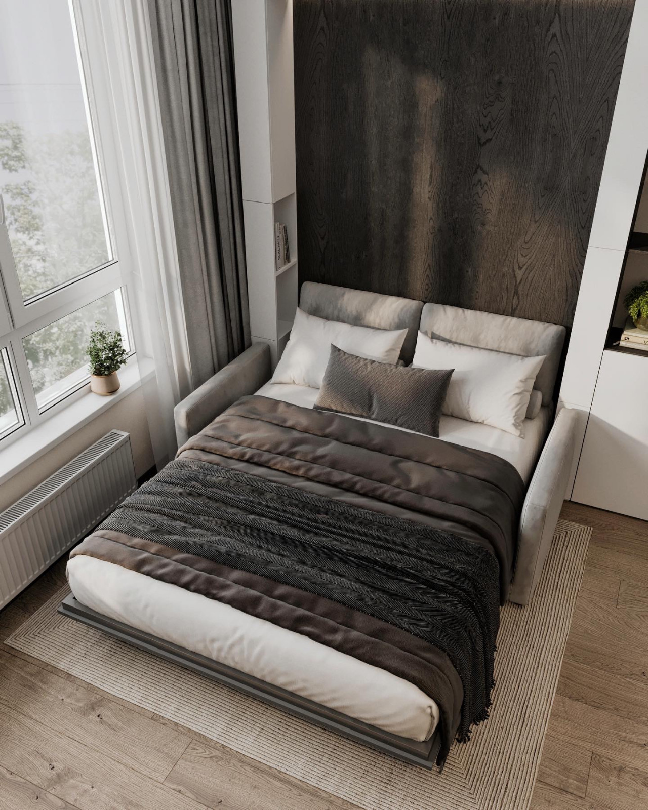 Обложка проекта: Квартира-студия  27 м2  ЖК «Западный порт», г. Москва