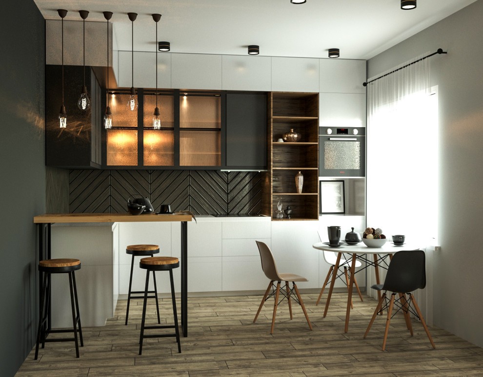 Обложка проекта: Квартира в серых тонах ЖК "Флагман" г.Липецк