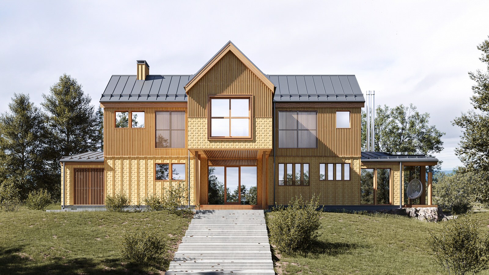 Новый деревянный