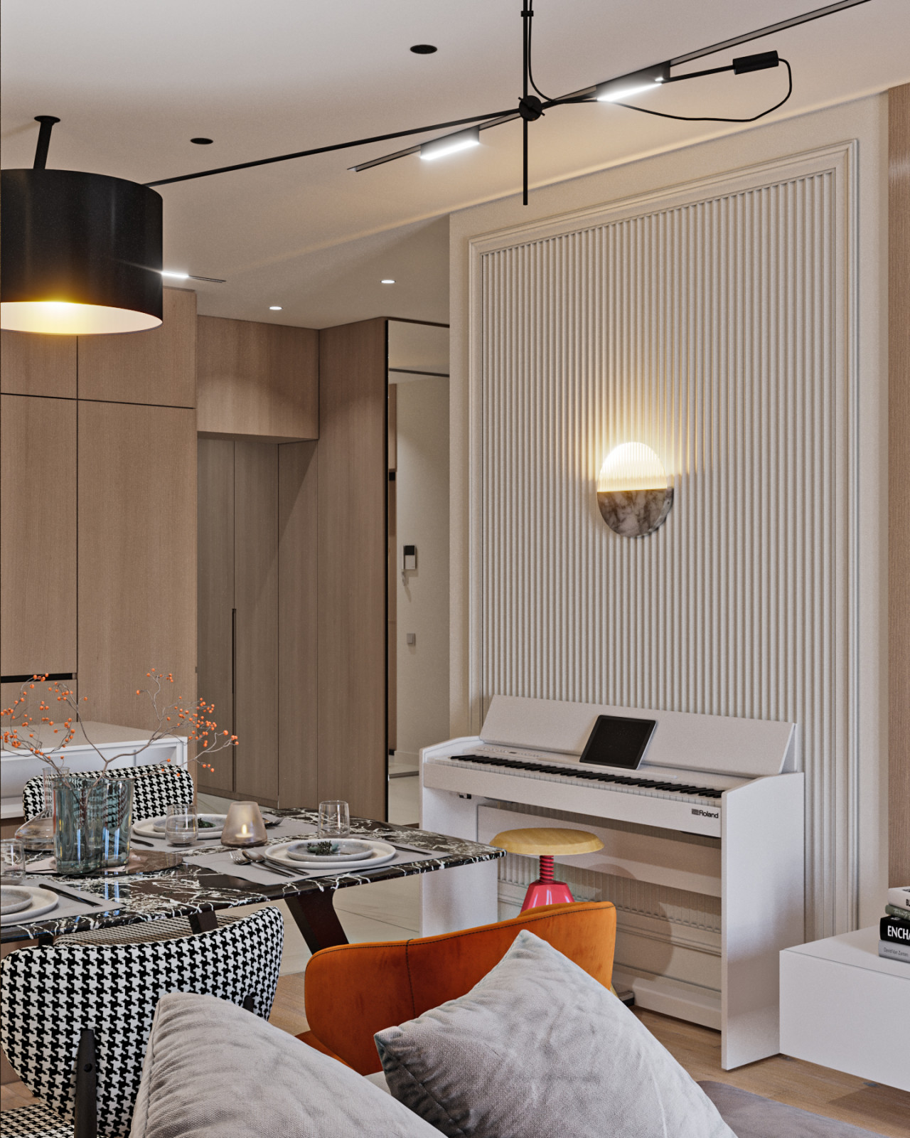 Теплый проект квартиры на севере