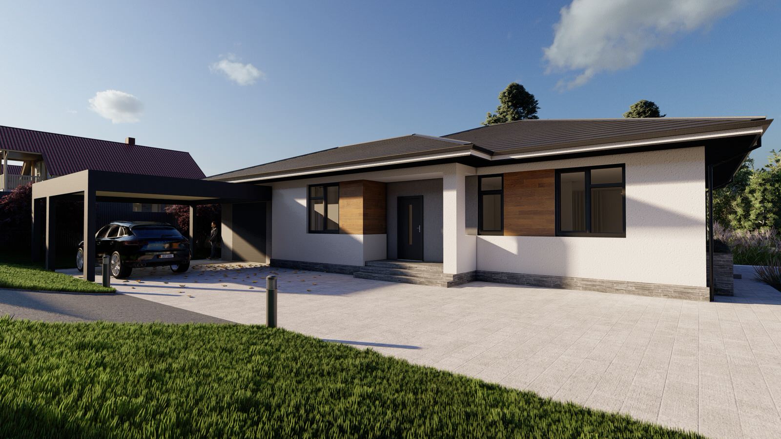 Проект дома на готовом фундаменте