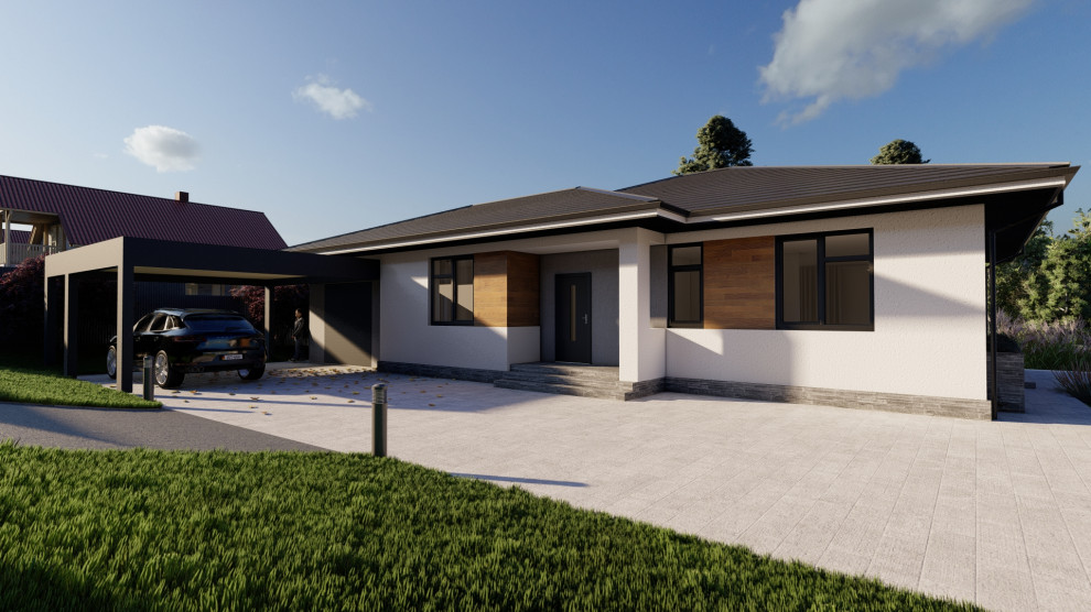 Проект дома на готовом фундаменте