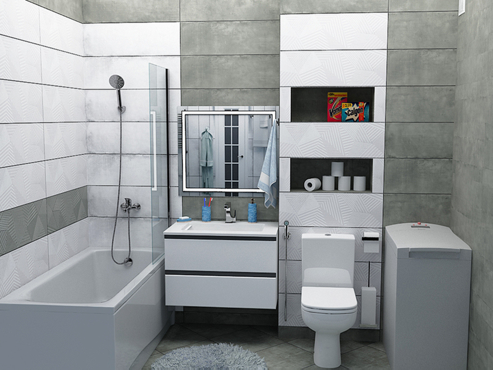 Интерьер однокомнатной квартиры по ул. Ломоносова