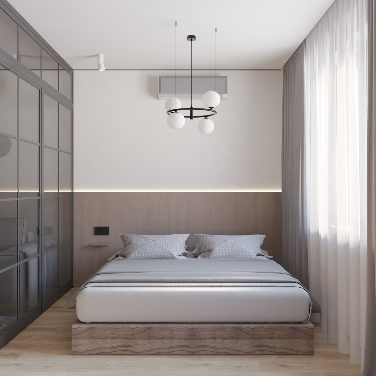 Однокомнатная квартира в стиле минимализм