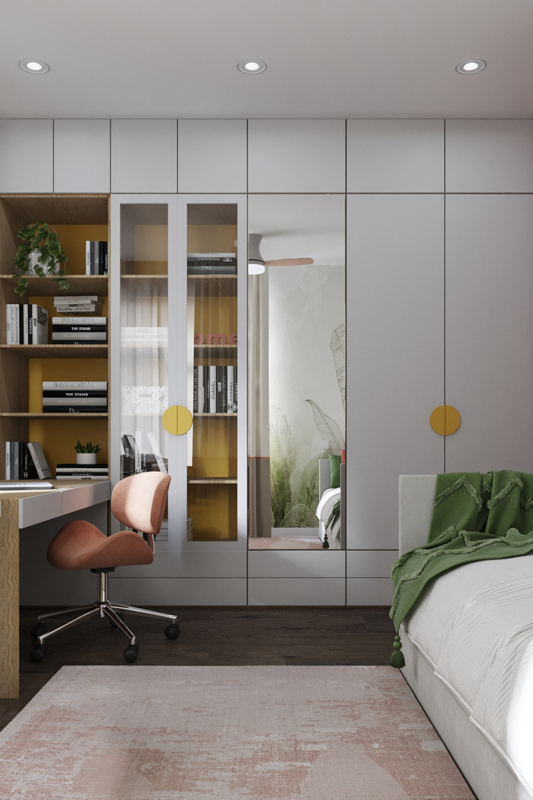 ЖК Серебряный парк, современный интерьер с элементами Эко-стиля