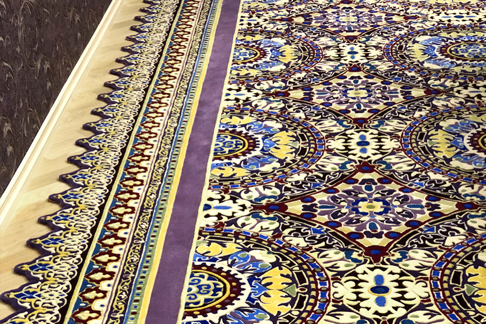 Ковер в кабинет в восточном стиле