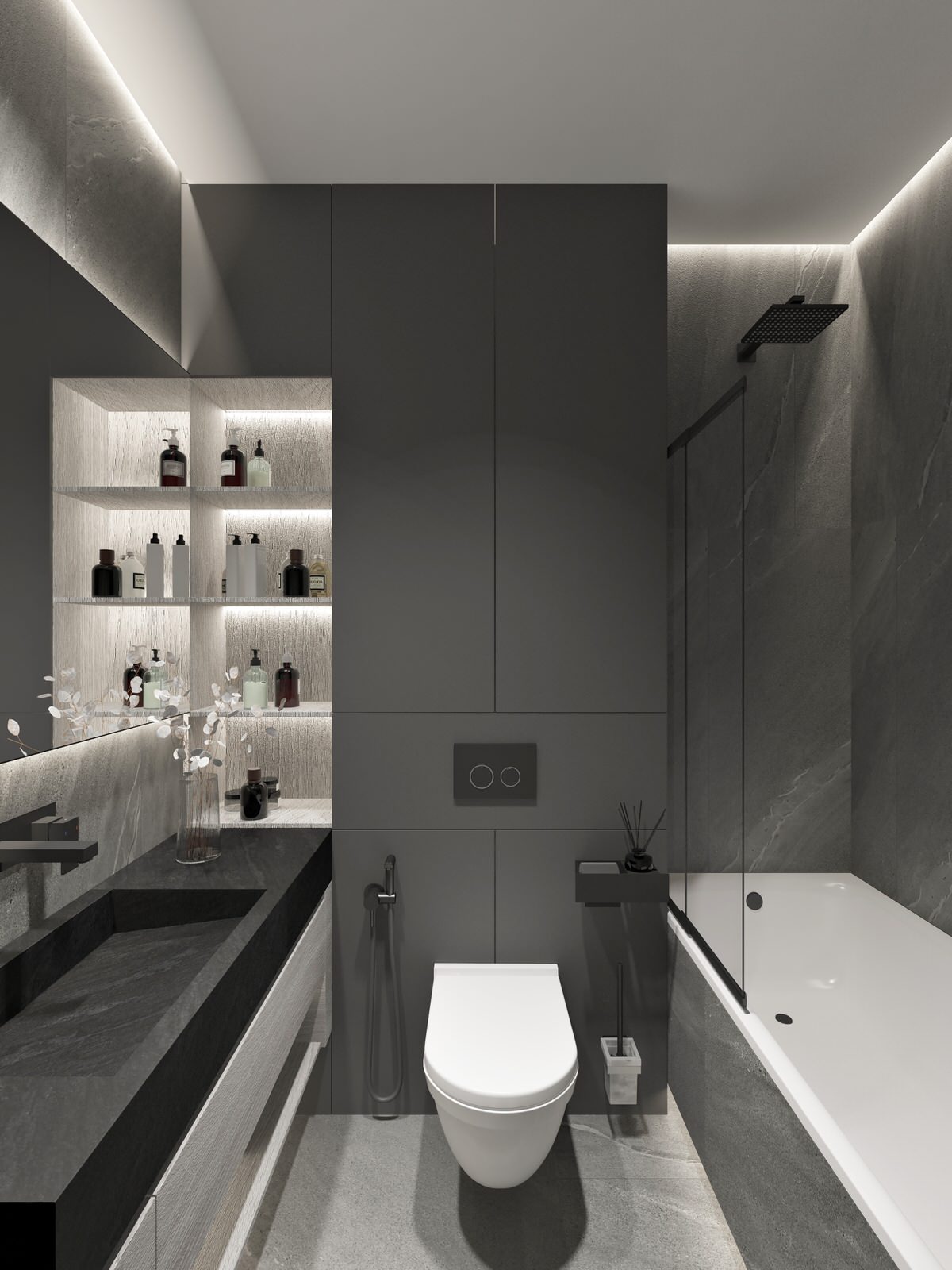 2-х комнатная квартира в современном стиле для молодой семьи