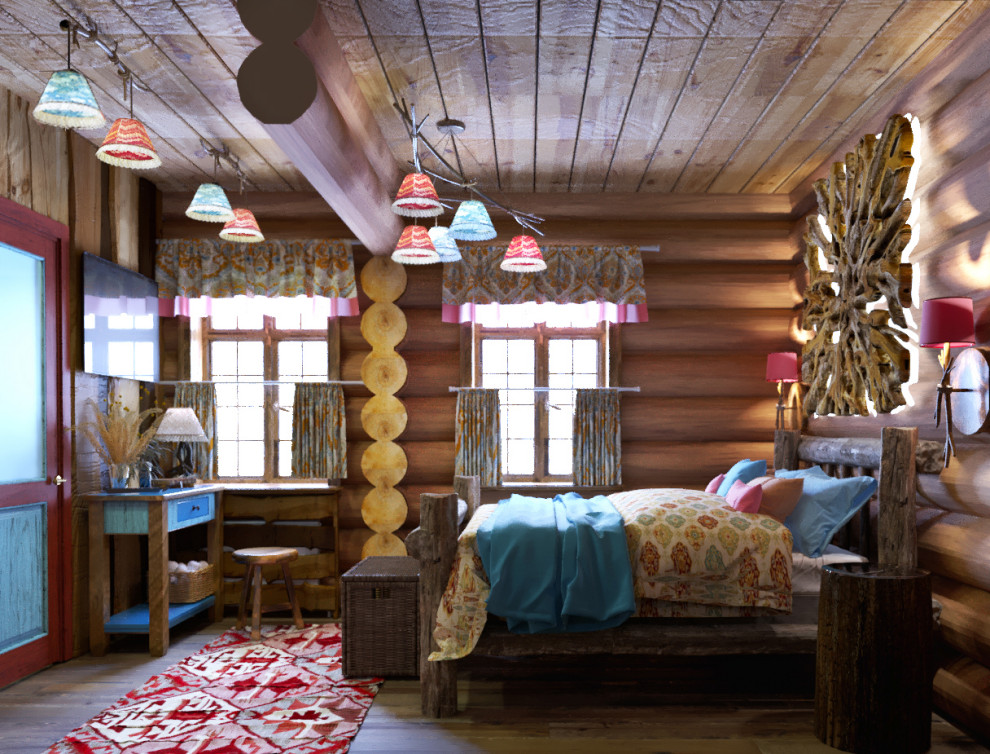 Гостевой деревянный домик, 2 этажа,