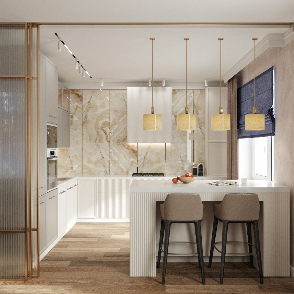 Трехкомнатная квартира площадью 120 м2. Современная классика.