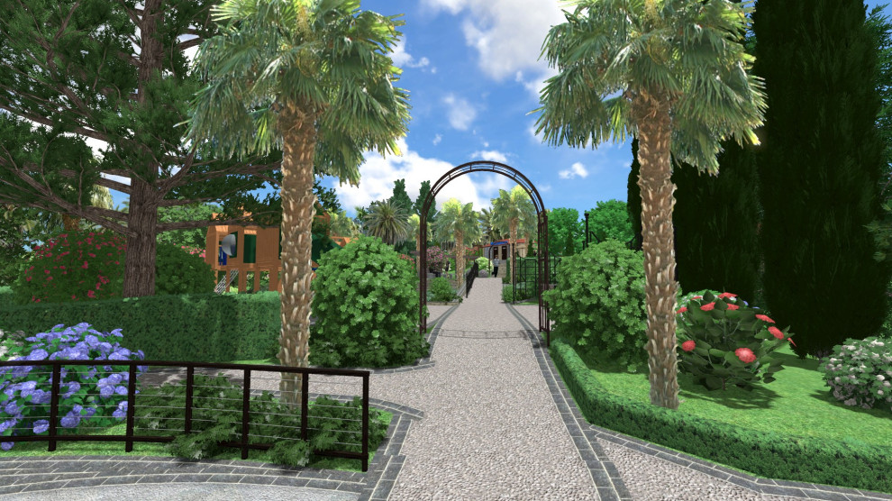 Детская площадка для санатория.