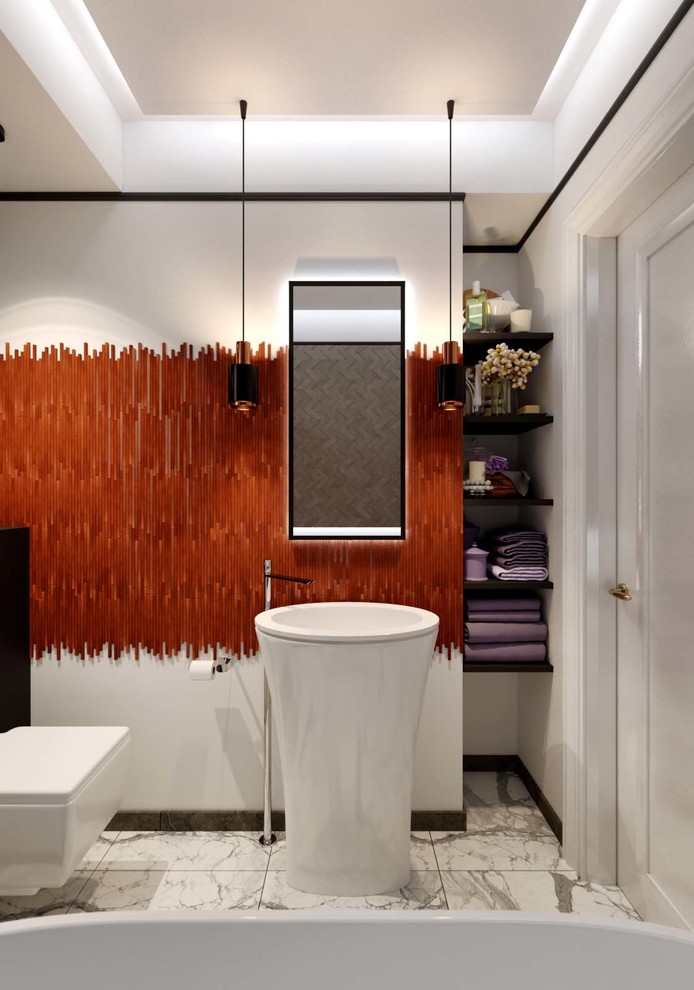 Модный интерьер двухкомнатной квартиры в духе современной Европы 75 метров