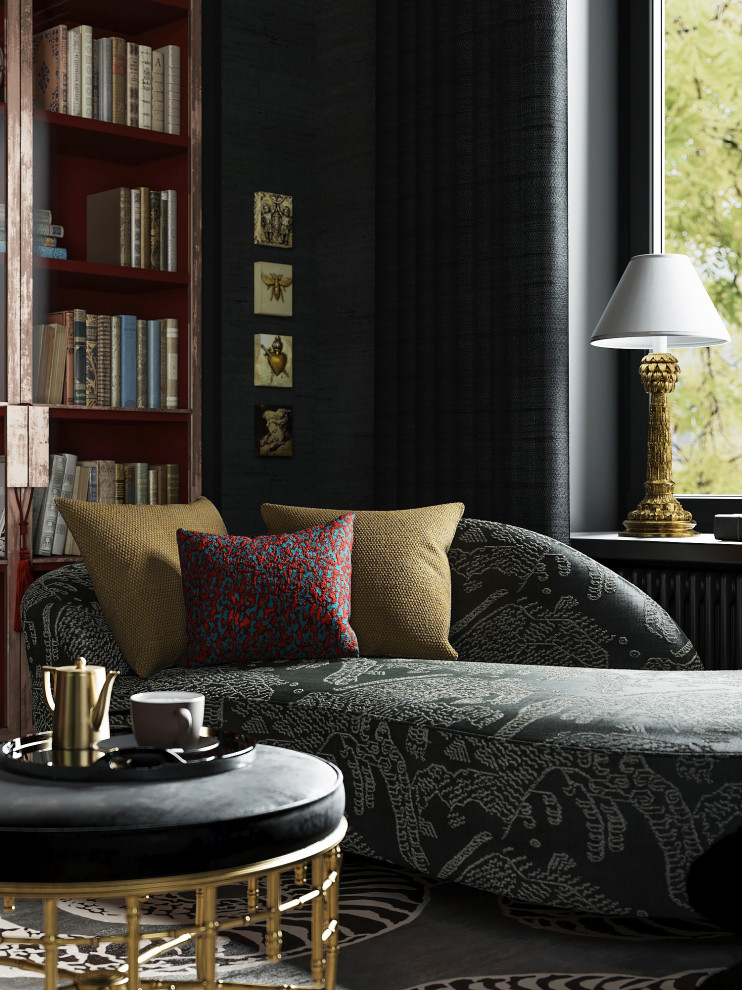 Черный кабинет в центре Москвы.