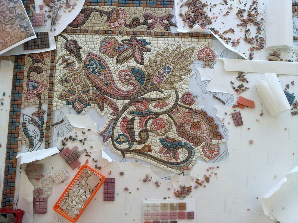 Мозаика в работе