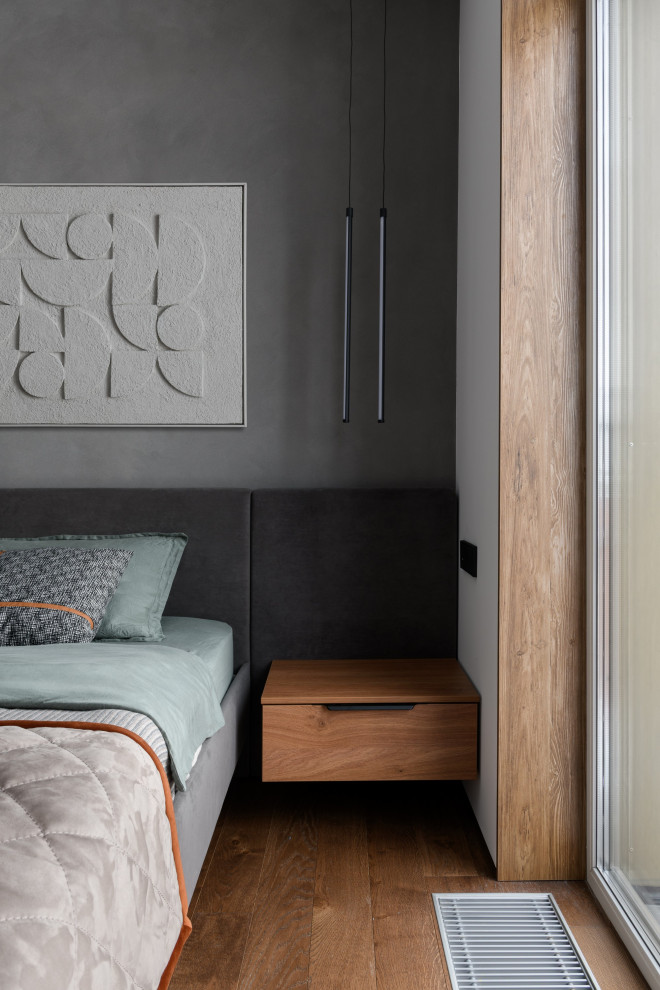 Брутальная трехкомнатная квартира 90 кв.м. с видом на реку