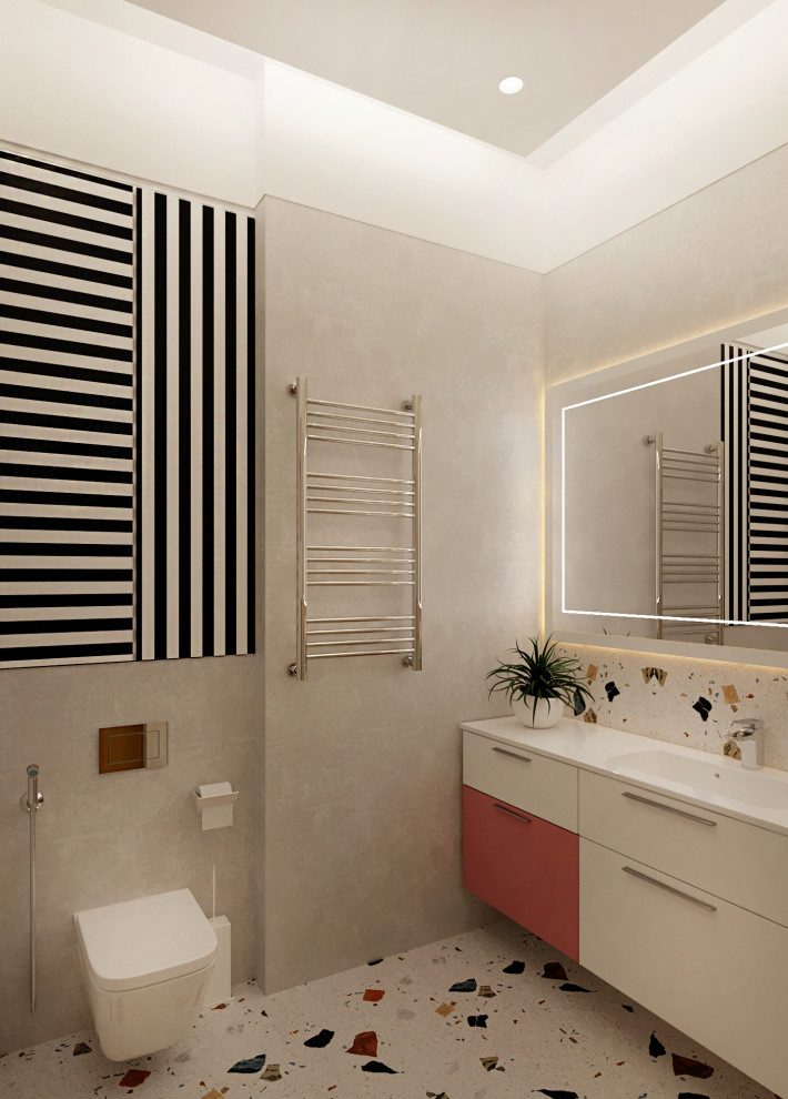 Яркий интерьер квартиры 48кв.м.