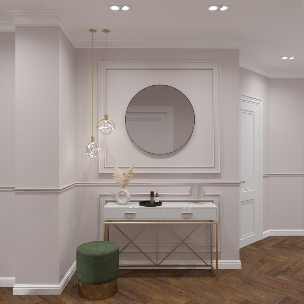 Обложка проекта: Нежная неоклассика в квартире