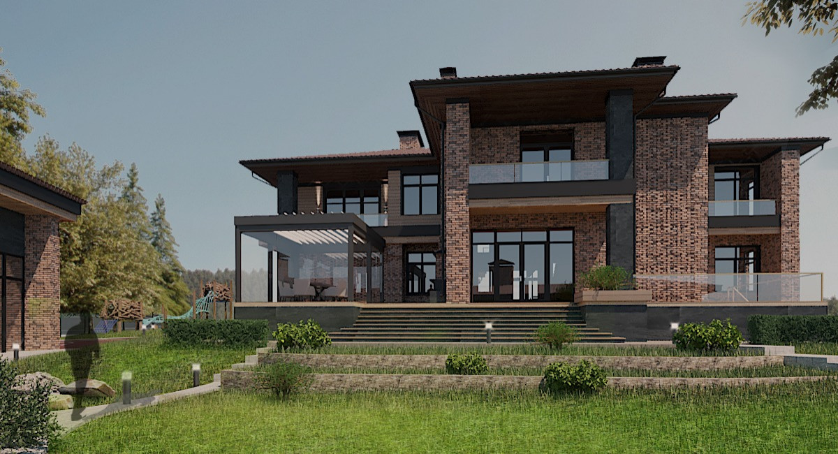 Обложка проекта: Индивидуальный жилой дом в Подмосковье, реконструкция