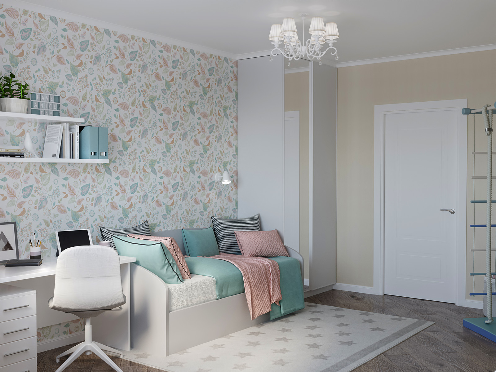 Бюджетный дизайн 3-ком. квартиры