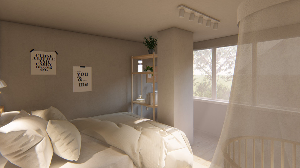 Светлая спальня