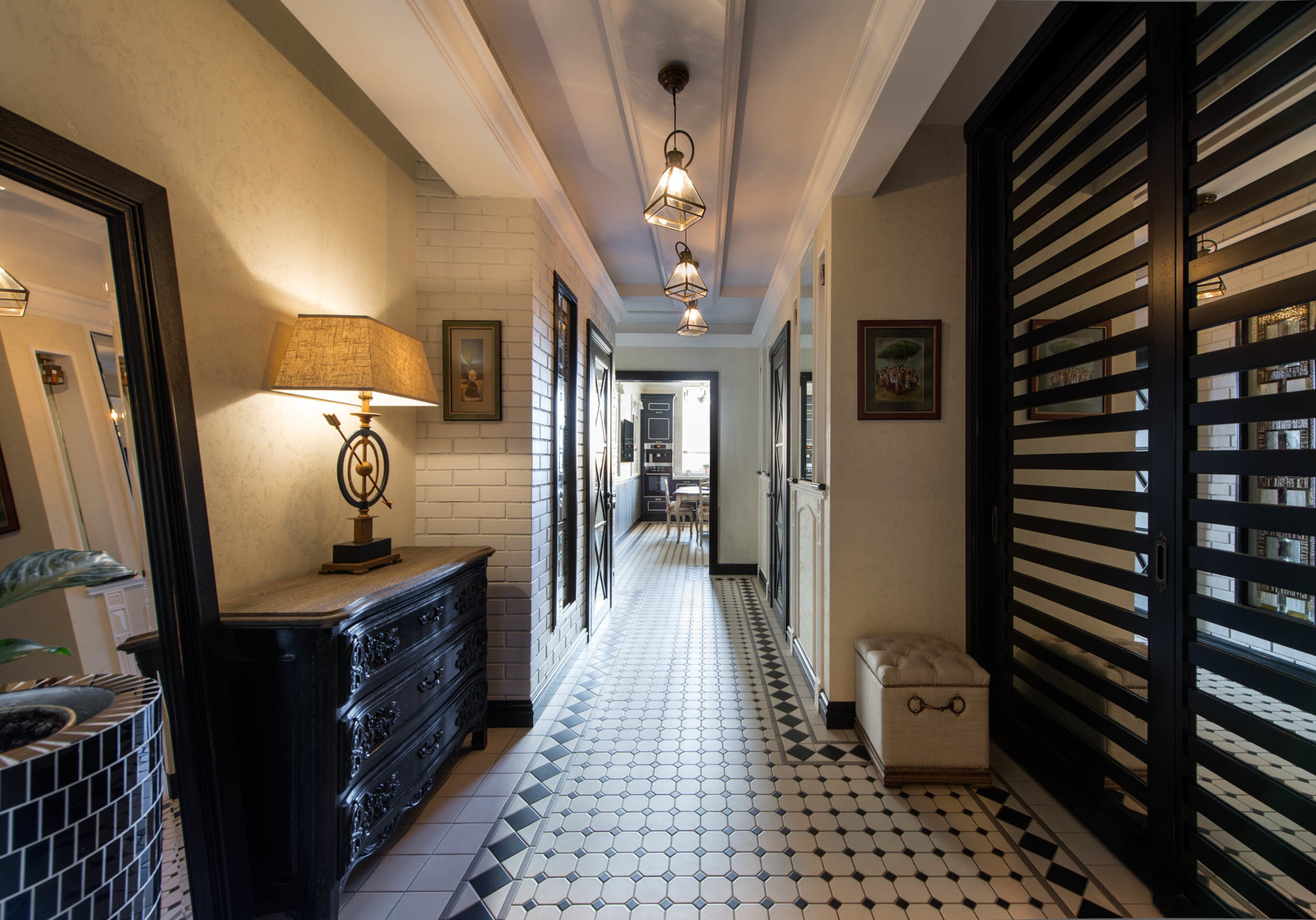 Проект интерьера квартиры в загородном стиле