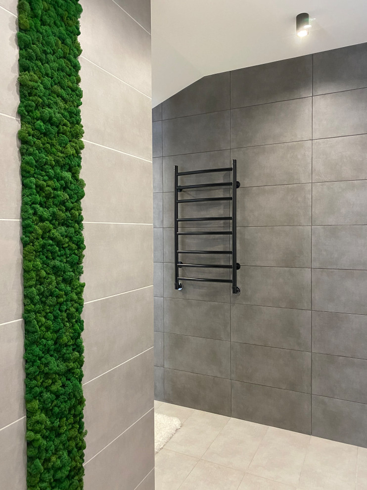 Интерьер ванной комнаты в частном доме