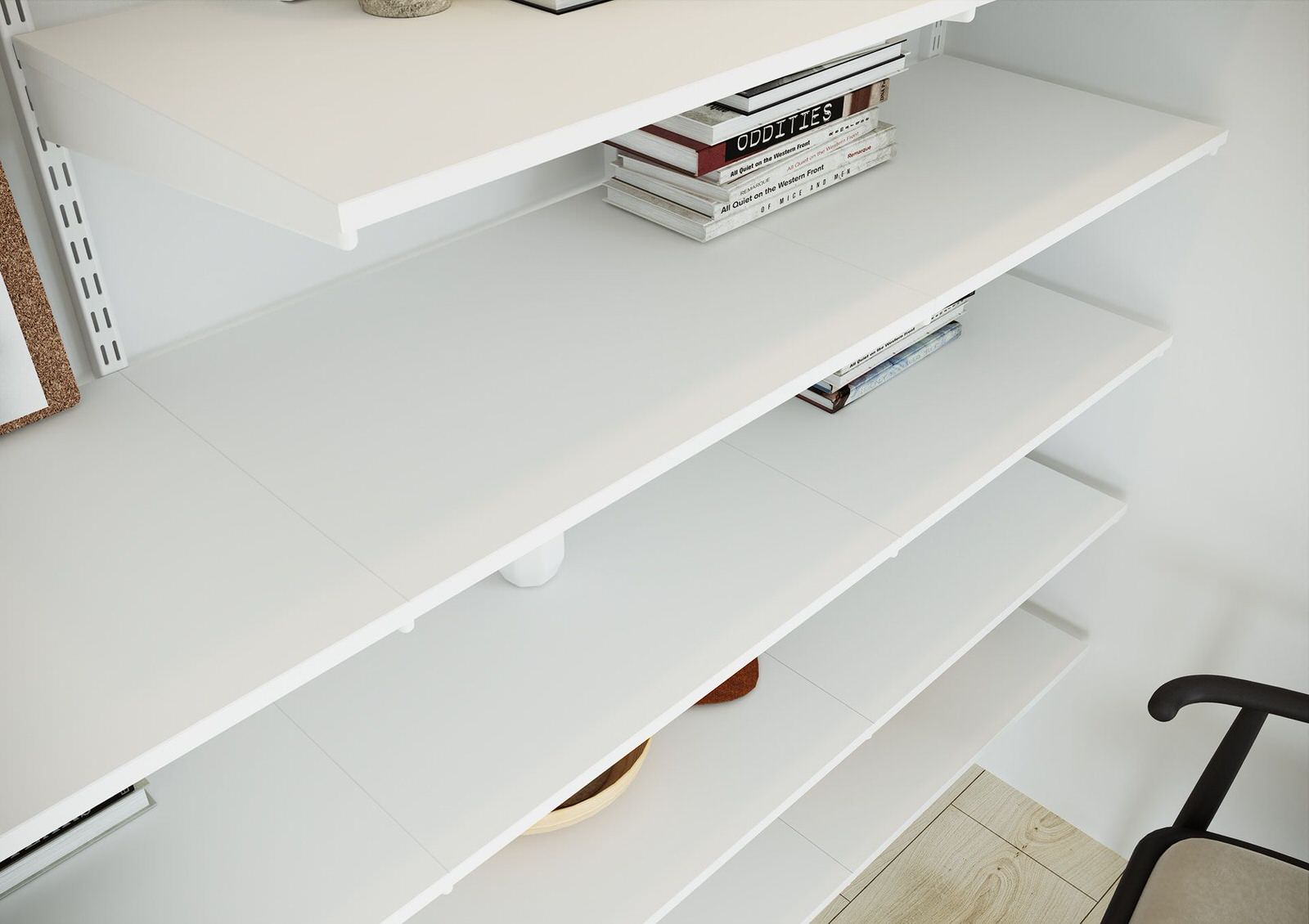 Обложка проекта: СИСТЕМА ПОЛОК В НИШЕ ПОД ЛЕСТНИЦЕЙ