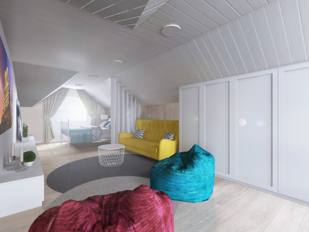 Обложка проекта: Детская на мансарде