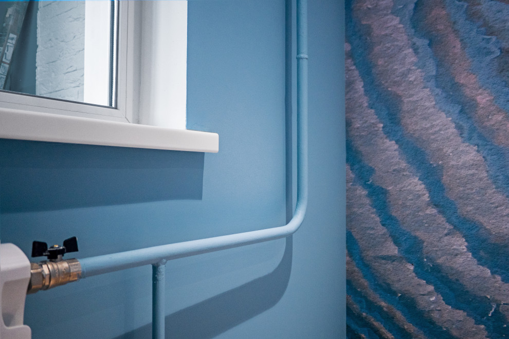 Квартира в голубых тонах серии П-44