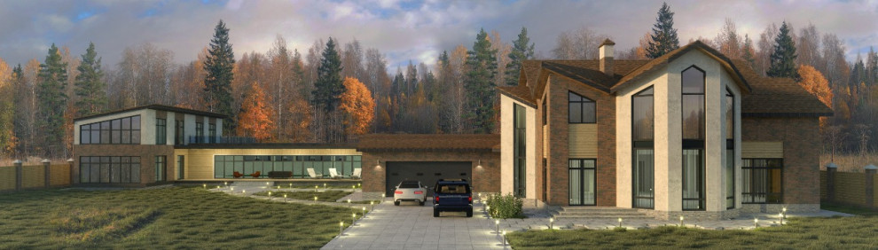 Проект комплекса зданий загородной резиденции