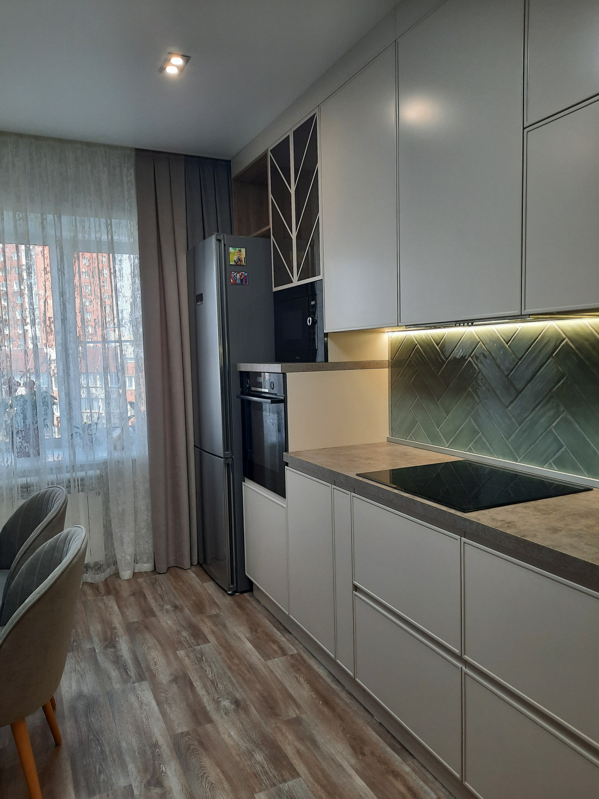 Фото элегантной кухни.