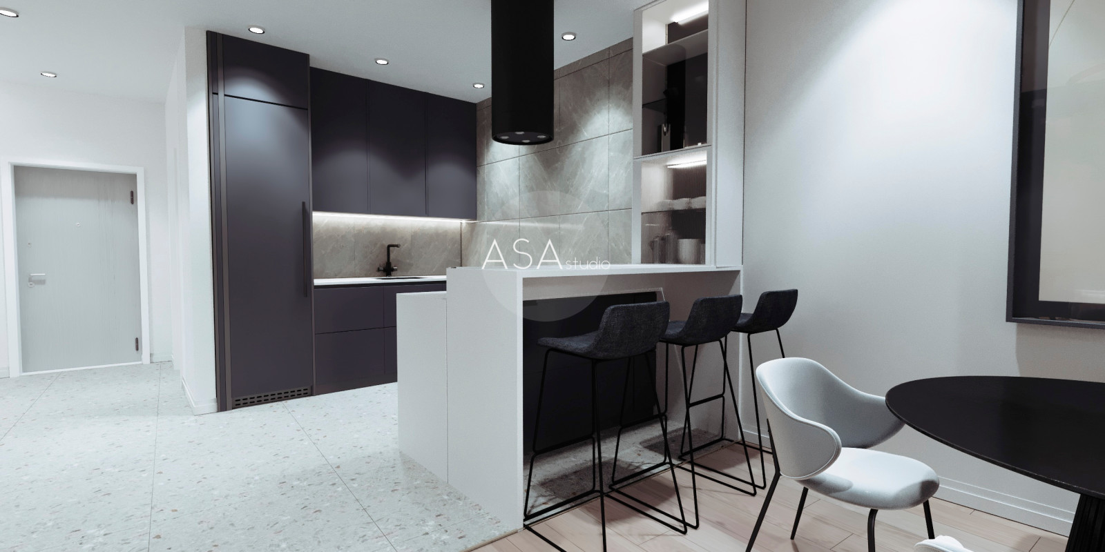 Проект квартиры 96 кв.м. ЖК Акватория