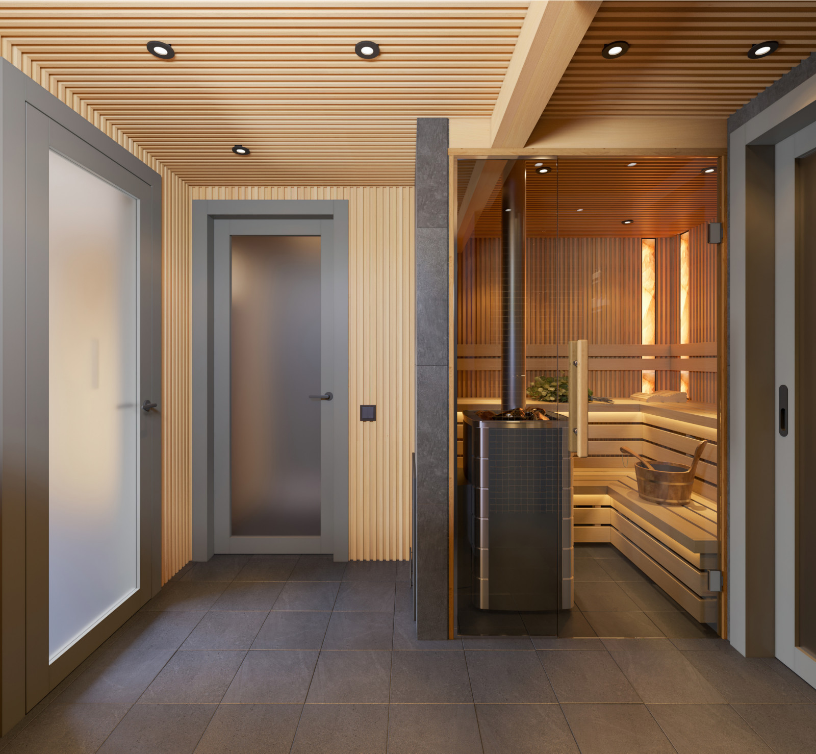 Реконструкция бани в Коркино