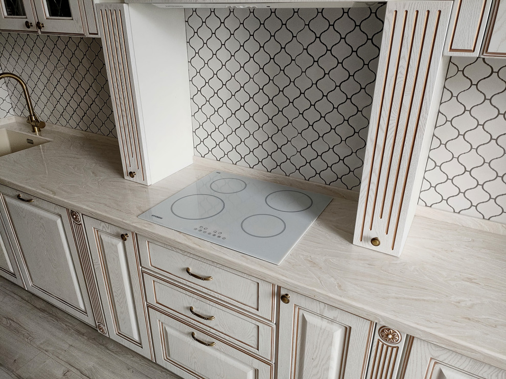 Столешница для классической кухни из искусственного камня Grandex