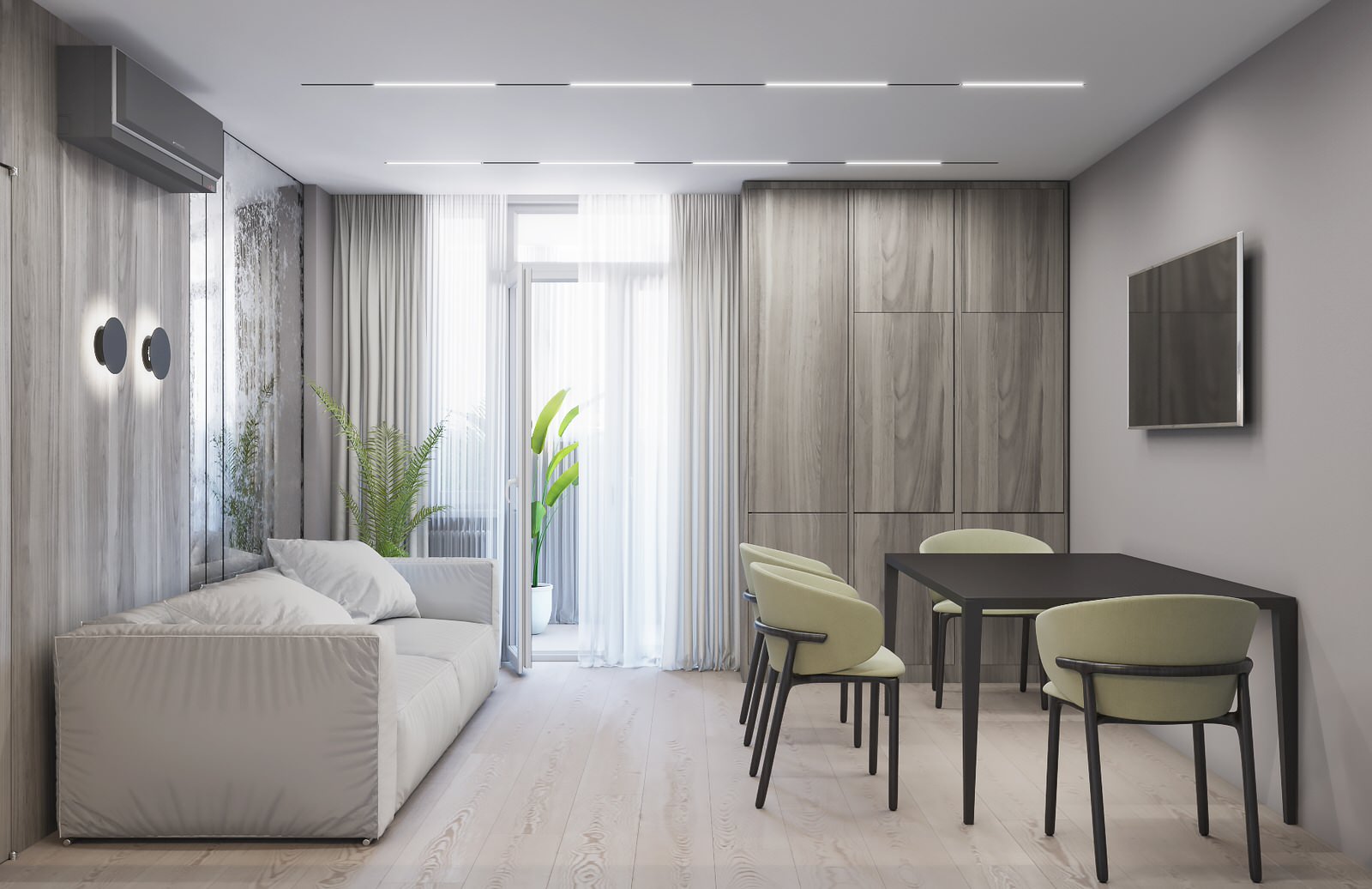 2х комнатная квартира в современном стиле