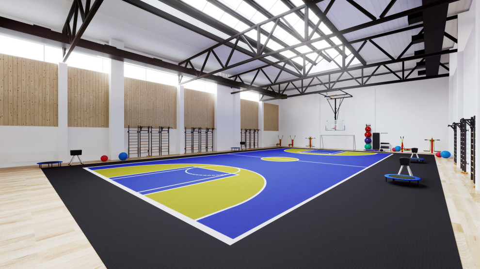 Обложка проекта: Интерьер школы на 1100 мест