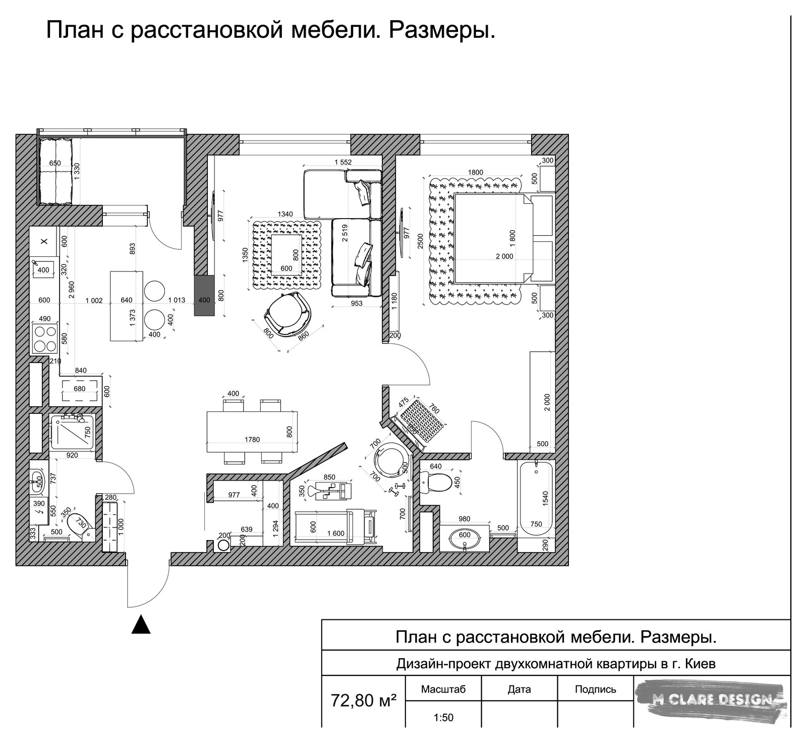 Теплая скандинавия для молодой пары