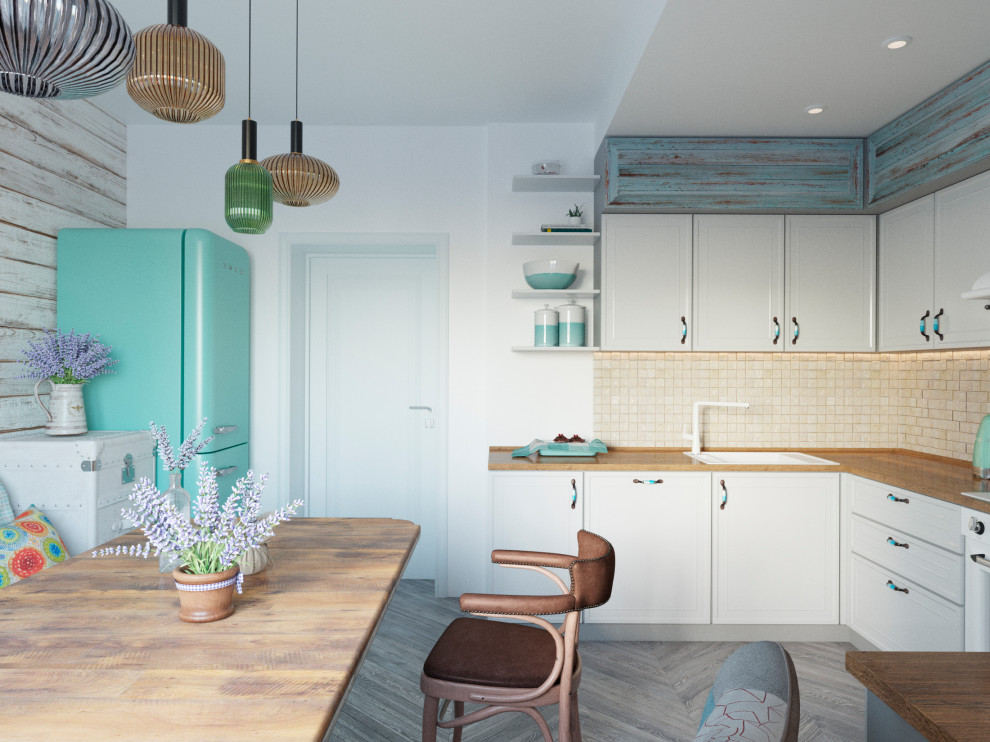 Дизайн кухни бохо