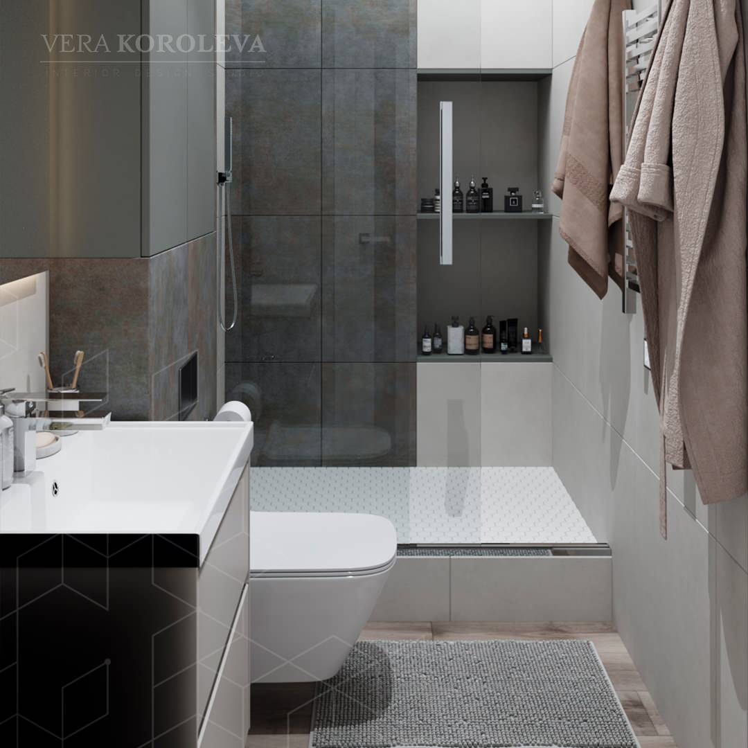 Дизайн-проект двухкомнатной квартиры в современном стиле