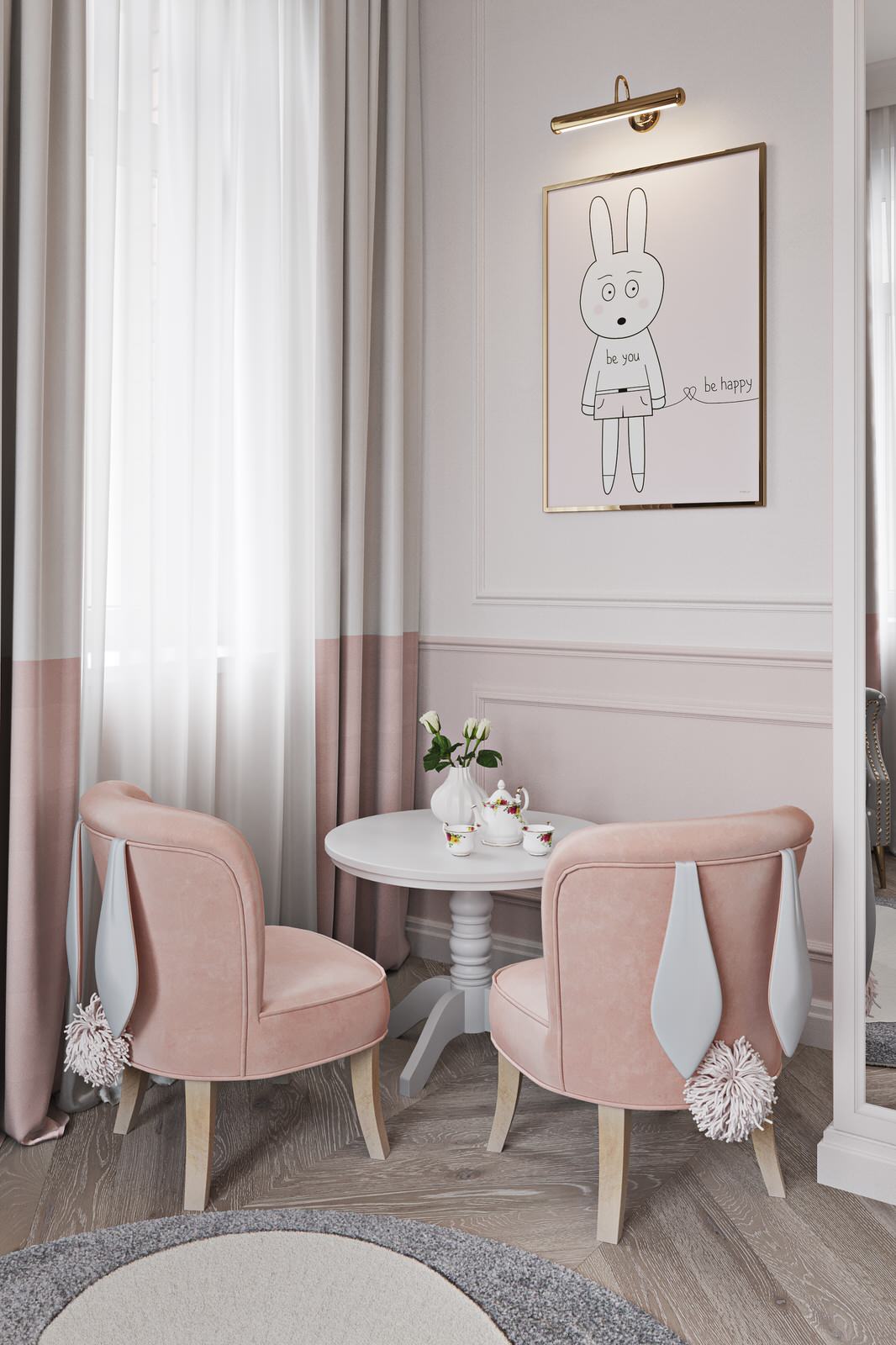 Квартира с сочными цветовыми акцентами для большой семьи