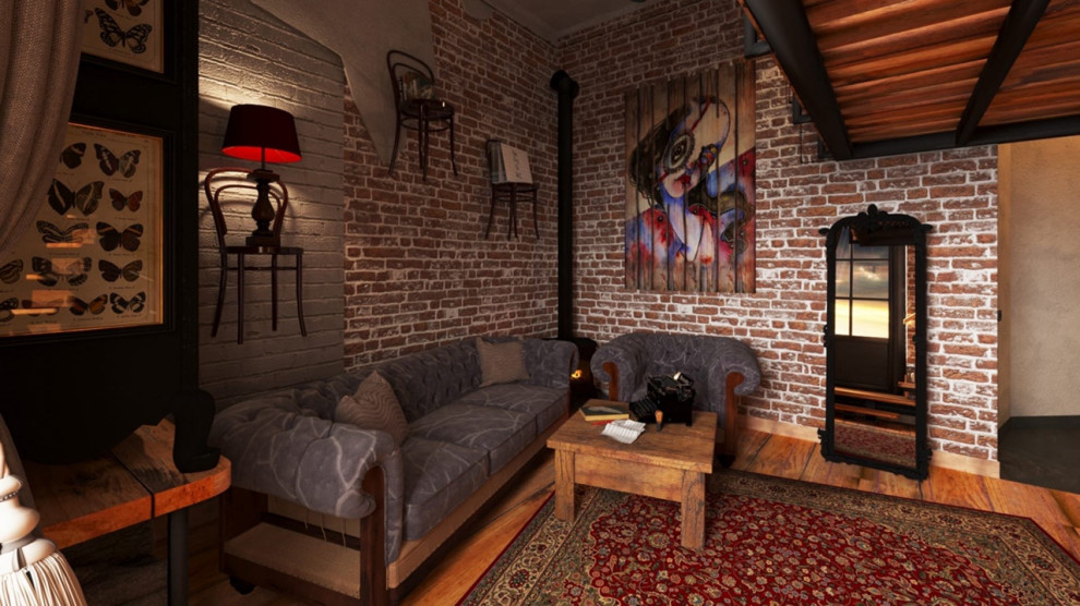 Проект квартиры в стиле Лофт на Буханцева