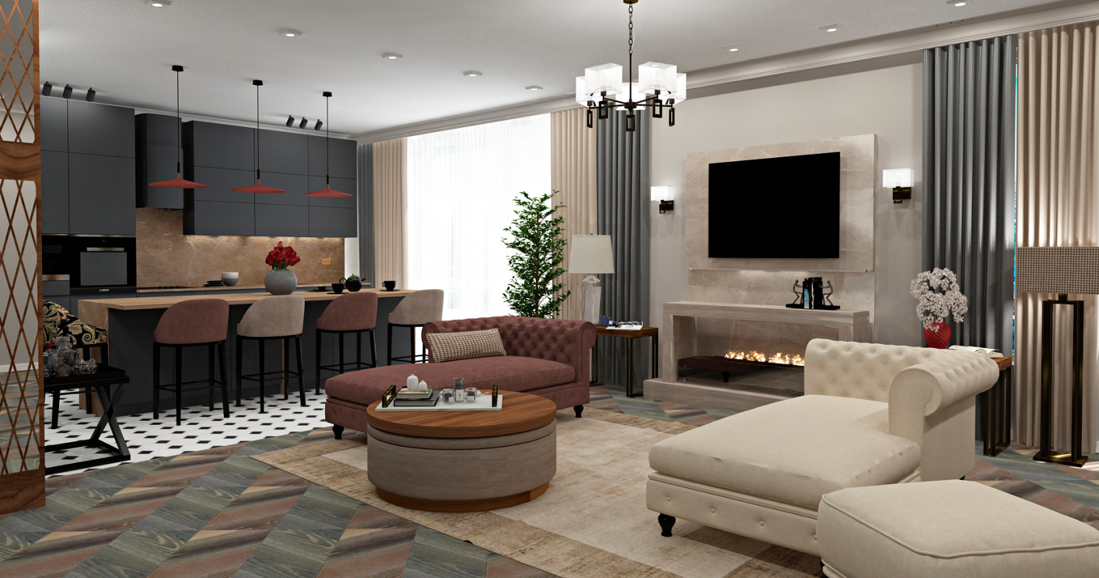 Проект с камином