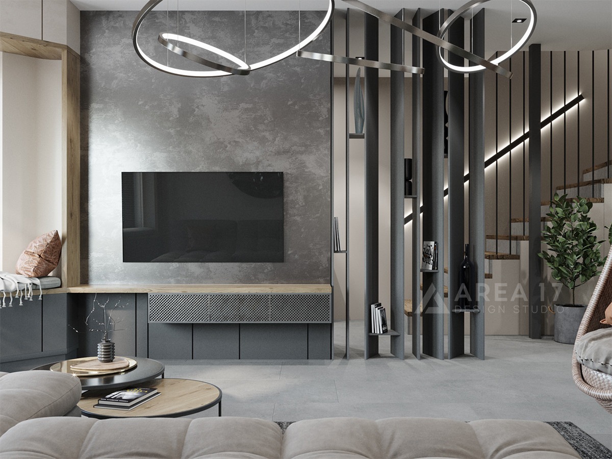 Интерьер дома с элементами Лофта