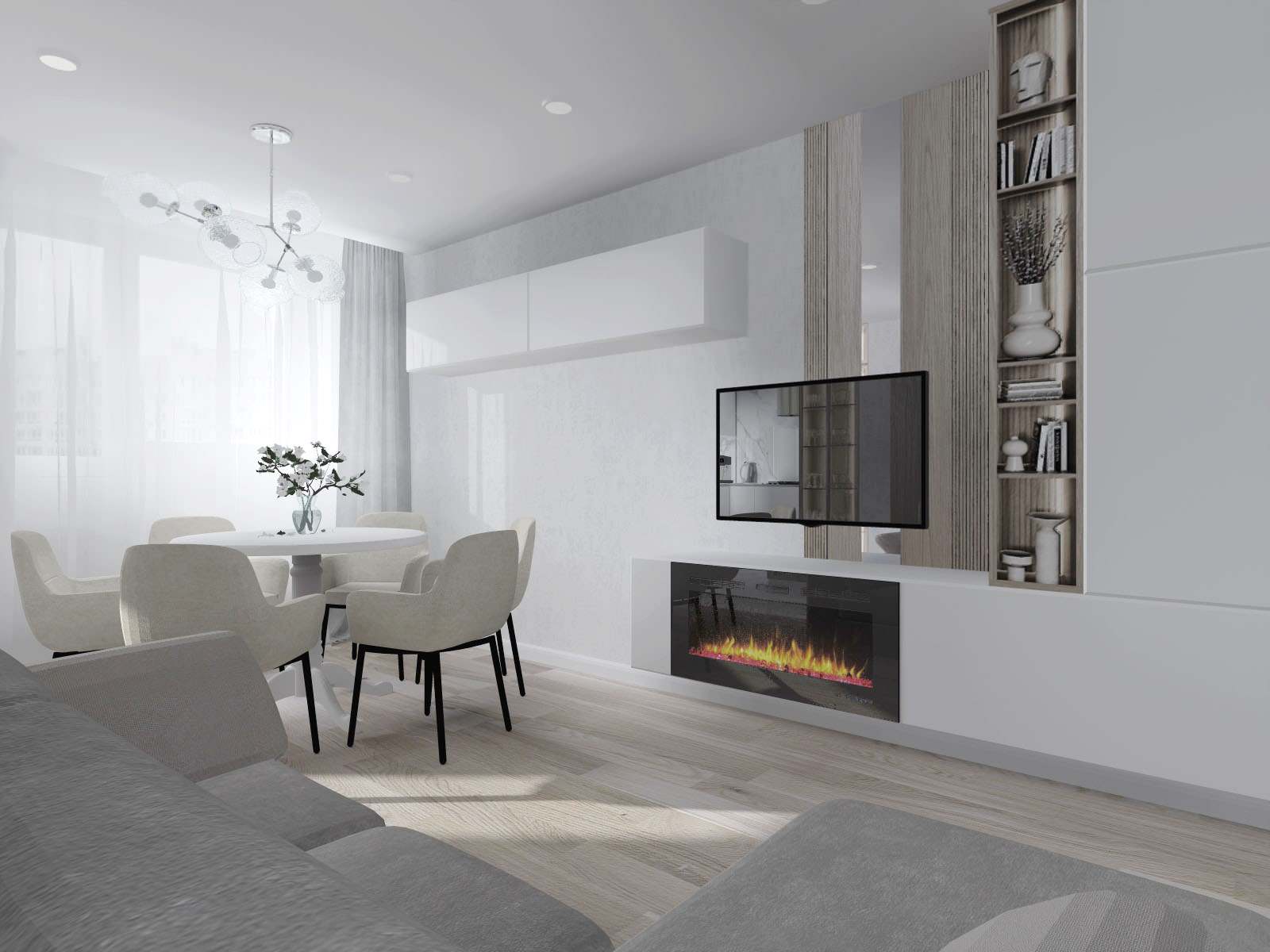 г.Владимир, мкр.Юрьевец, ул.Всесвятская, Кухня-столовая, 21 м2