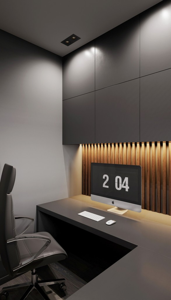 Интерьер квартиры в современном стиле, ЖК «Символ», 64 кв.м.