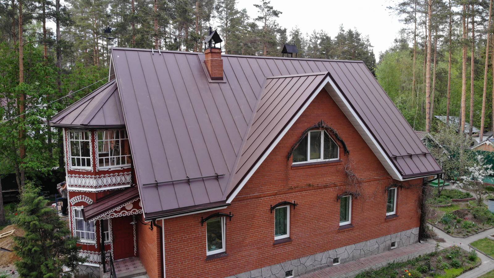 Реконструкция кровли. Утепление. Фальцевая кровля.