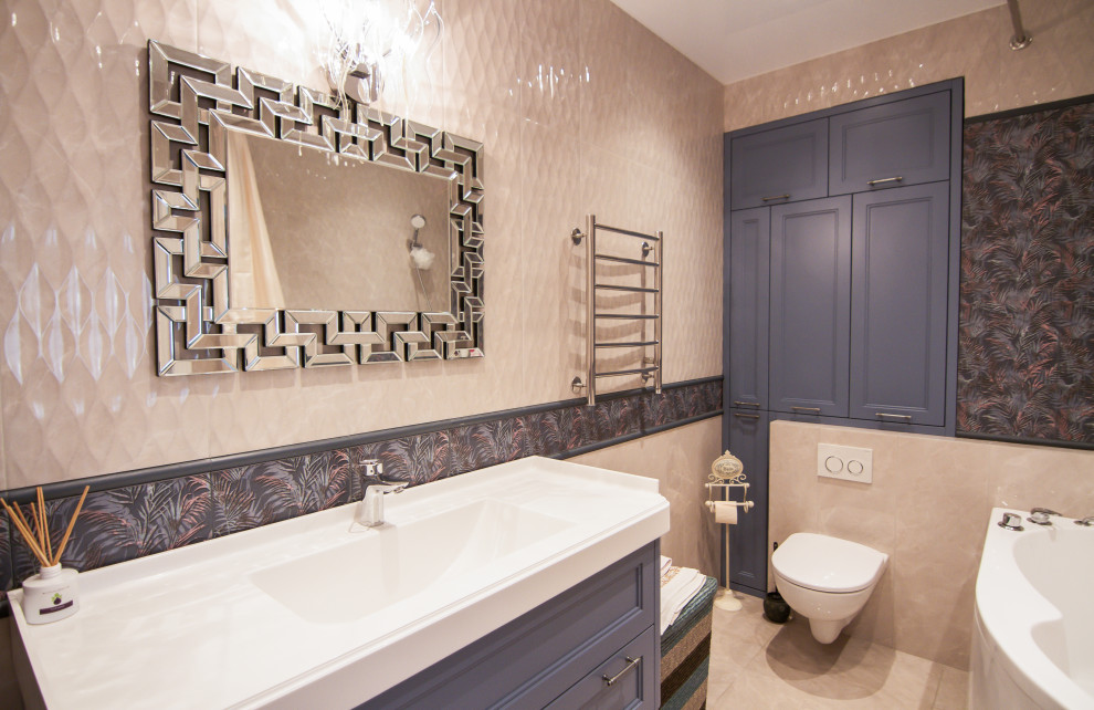 Мебель в ванную комнату по дизайн-проекту