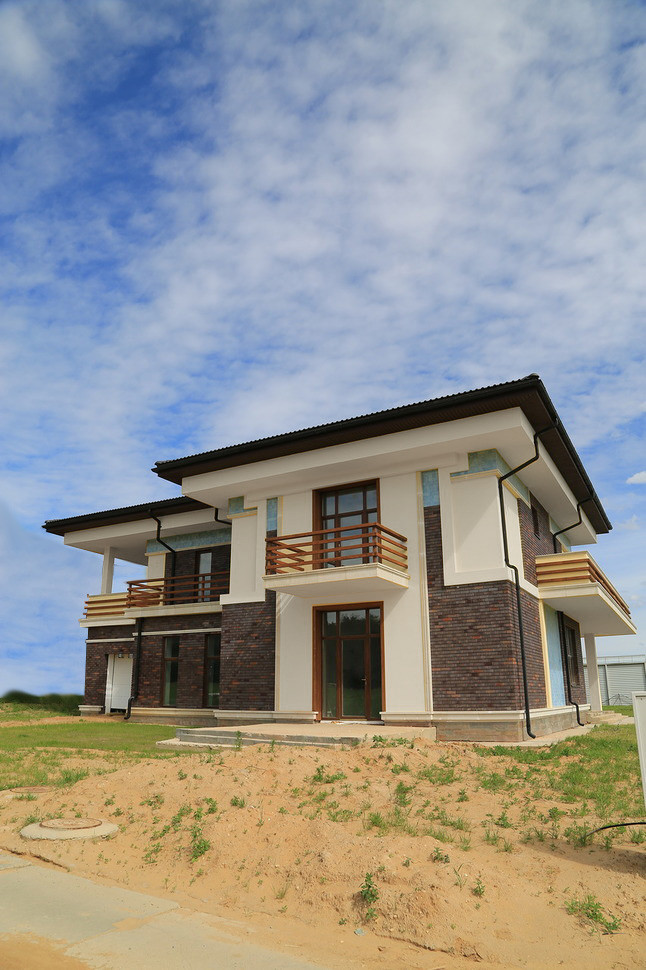 Коттедж в духе Райта