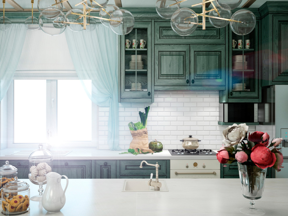 Интерьер загородного дома "Весенняя"