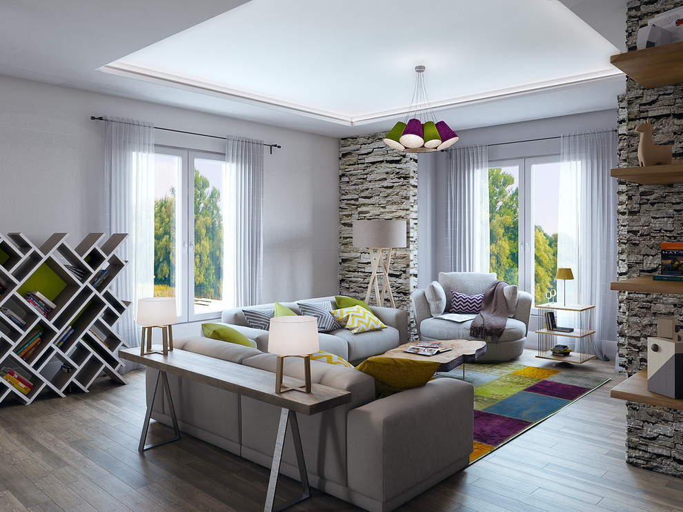 Дизайн-проект коттеджа в Подмосковье