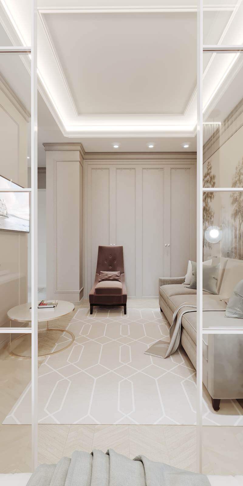 Проект маленькой квартиры 40 кв.м. ЖК Level Амурская